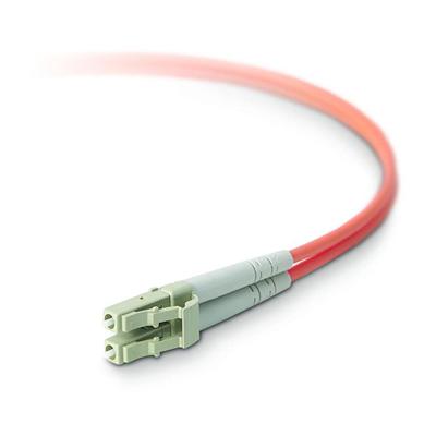 Belkin Fiber Optic Cable; 10GB Aqua Multimode LC/LC Duplex MMF, 50/125 OM3 - 164.04 ft Fiber Optic Network Cable for Network Device - First End: 2 x LC/PC Network - Male - Second End: 2 x LC/PC Network - Male - 10 Gbit/s - Patch Cable - Duplex - 50/1