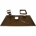 Dacasso Rustic Leather Desk Set - 1 Each