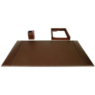 Dacasso Rustic Leather Desk Set - 1 Each