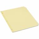 Universal Self-Tab Index Dividers, 8-Tab, 11 x 8.5, Buff, 24 Sets - 24 x Divider(s) - 8 Blank Side Tab(s) - 8.5" Divider Width x 11" Divider Length - Letter - 3 Hole Punched - Buff Ledger Stock Divider - Buff Ledger Stock Tab(s) - 30% Recycled - Cust