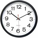 Universal Wall Clock - Analog - Quartz - Black Case - Plastic