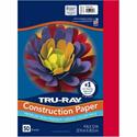 Tru-Ray Construction Paper - 12" Width x 9" Length - Festive Red - 1 Pack