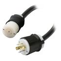 APC by Schneider Electric 5-Wire Power Extension Cable - Black - 24 ft Cord Length - 1 Each