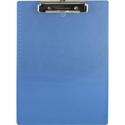 Saunders Recycled Plastic Clipboards with Spring Clip - 0.50" Clip Capacity - 8 1/2" x 11" Sheet Size - Plastic - Ice Blue - 1 Each
