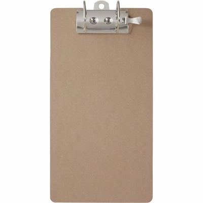 Saunders Lock-O-Matic Legal Archboard - 2.50" Clip Capacity - 9" x 17 1/2" Sheet Size - Hardboard - Brown - 1 Each