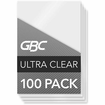GBC Ultra Clear ID Badge Thermal Laminating Pouches - Sheet Size Supported: Government - Laminating Pouch/Sheet Size: 2.63" Width x 3.88" Length x 5 mil Thickness - Glossy - for Document, Photo, ID Card - Flexible, Wear Resistant, Tear Resistant - Cl