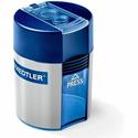 Staedtler Double-hole Tub Pencil Sharpener - 2 Hole(s) - 1.5" Height x 1.5" Width - Plastic - 1 Each