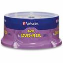 Verbatim 96542 DVD Recordable Media - DVD+R DL - 8x - 8.50 GB - 30 / Pack - Silver - 120mm - Double-layer Layers - 4 Hour Maximum Recording Time