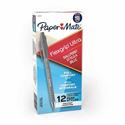 Paper Mate Flexgrip Ultra Retractable Pens - Fine Pen Point - Refillable - Retractable - Black Ink - Alcohol Based - Rubber Barrel - 1 Dozen