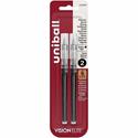 uniball™ Vision Elite Rollerball Pen Refills - 0.80 mm , Bold Point - Black Ink - Water Resistant, Fade Resistant, Super Ink - 1 Pack