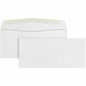 Quality Park No. 10 Business Envelopes with Gummed Flap - Business - #10 - 4 1/8" Width x 9 1/2" Length - 24 lb - Gummed - White - Wove - 1000 / Box