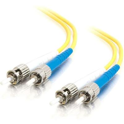 C2G Fiber Optic Duplex Patch Cable - 13.12 ft Fiber Optic Network Cable - First End: 2 x ST - Male - Second End: 2 x ST - Male - Patch Cable - 9/125 &micro;m - Yellow - 1 Each