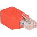 StarTech.com Cat.6 to Crossover Adapter - 1 x RJ-45 Network Male - 1 x RJ-45 Network Female - Red - 1 Each