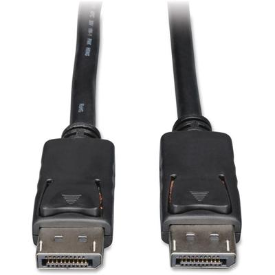 Tripp Lite series Tripp Lite DisplayPort Cable - 6 ft DisplayPort A/V Cable for Audio/Video Device, Monitor, Home Theater System, Computer - First End: 1 x DisplayPort Digital Audio/Video - Male - Second End: 1 x DisplayPort Digital Audio/Video - Mal