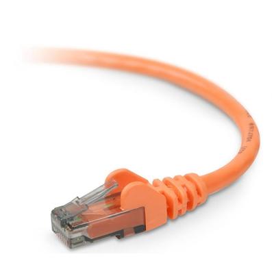Belkin RJ45 Category 6 Snagless Patch Cable - 75.13 ft Category 6 Network Cable - First End: 1 x RJ-45 - Male - Second End: 1 x RJ-45 - Male - Patch Cable - Orange - 1 Each