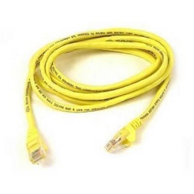 Belkin RJ45 Category 5e Patch Cable - 18.04 ft Category 5e Network Cable - First End: 1 x RJ-45 - Male - Second End: 1 x RJ-45 - Male - Patch Cable - Yellow - 1 Each