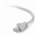 Belkin CAT6 Ethernet Patch Cable, RJ45, M/M - 8 ft Category 6 Network Cable for Network Device - First End: 1 x RJ-45 Network - Male - Second End: 1 x RJ-45 Network - Male - Patch Cable - Gold Plated Connector - Gray - 1 Each