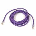 Belkin RJ45 Category 6 Snagless Patch Cable - 2 ft Category 6 Network Cable - First End: 1 x RJ-45 - Male - Second End: 1 x RJ-45 - Male - Patch Cable - Purple - 1 Each