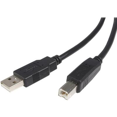StarTech.com 3m USB 2.0 A to B Cable - M/M - 3 ft USB/USB-B Data Transfer Cable for Peripheral Device, Printer, Scanner, Add-on Card, External Hard Drive - First End: 1 x 4-pin USB 2.0 Type A - Male - Second End: 1 x 4-pin USB 2.0 Type B - Male - 480