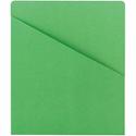 Smead Letter Recycled File Jacket - 8 1/2" x 11" - 1 Front Pocket(s) - 11 pt. - Green - 10% Recycled - 25 / Pack