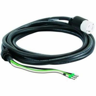 APC by Schneider Electric 3-Wire #10 AWG Power Cord - Black - 23 ft Cord Length - 1 Each