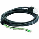 APC by Schneider Electric 9ft Hardwire Power Cord - Black - 9 ft Cord Length - 1 Each