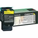 Lexmark C540A1YG Original Laser Toner Cartridge - Yellow - 1 Each - 1000 Pages