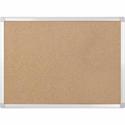 MasterVision Earth Series Recycled Cork Boards - 36" Board Height x 48" Board Width - Natural Cork Surface - Environmentally Friendly, Recyclable, Durable, Resilient, Sturdy - Wood Frame - 1 Each