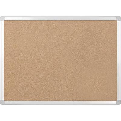 MasterVision Earth Series Recycled Cork Boards - 48" Board Height x 72" Board Width - Cork Surface - Aluminum Frame - 1 Each
