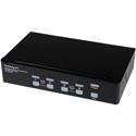 StarTech.com 4 Port USB DVI Dual Link KVM Switch with Audio - 4 Computer(s) - 1 Local User(s) - WQXGA - 2560 x 1600 - 8 x USB - 5 x DVI - 1U - Rack-mountable, Desktop - TAA Compliant