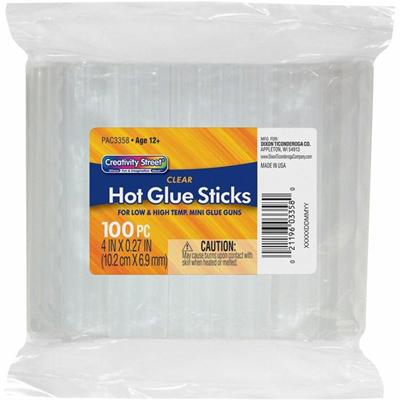 Creativity Street 5/16" Dual Temperature Glue Sticks - 4 oz - Clear - 1 Pack