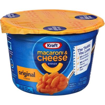 Kraft EasyMac Cups - Microwavable - Original - 2.05 oz Cup - 10 / Carton