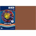 Tru-Ray Heavyweight Construction Paper - 0.50" Height x 18" Width x 12" Length - Brown - Sulphite - 1 Pack