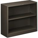 HON Brigade Steel Bookcase - 2 Shelf(ves) - 29" Height x 34.50" Width x 12.62" Depth - Adjustable Shelf, Reinforced, Welded, Durable, Compact - Steel - 1 Each