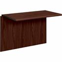 HON 10500 H10760 Bridge - 29.5" Height x 42" Width x 24" Depth - Waterfall Edge - Finish: Mahogany - 1 Each