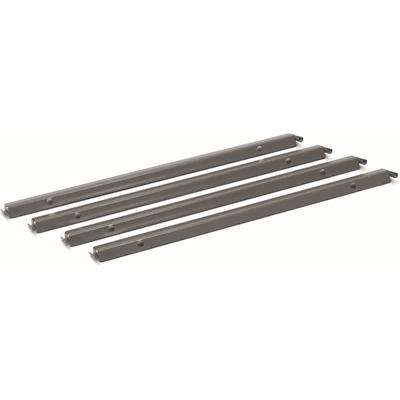 HON Single Front-to-Back Hanging File Rails - Letter/Legal - Steel - Gray - 4 / Pack