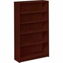HON 1870 H1875 Bookcase - 60.1" Height x 36" Width x 11.5" Depth - 5 Shelve(s) - Finish: Mahogany - 1 Each