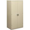 HON Brigade HSC2472 Storage Cabinet - 36" Width x 24.1" Depth x 72" Height - 5 x Shelf(ves) - Hinged Door(s) - 564.38 lb Load Capacity - Adjustable Shelf, Rugged, Reinforced, Welded, Locking Mechanism, Leveling Glide, Heavy Duty, Durable, Tamper Resi