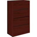 HON 10500 H10516 Lateral File - 59.1" Height x 36" Width x 20" Depth - Total Drawer(s): 4 - Flat Edge - Material: Laminate - Finish: Mahogany - 1 Each