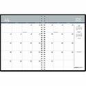 House of Doolittle 14-month Academic Monthly Planner - Academic - Julian Dates - Monthly - 14 Month - July 2025 to August 2026 - 1 Month Double Page Layout - 8 1/2" x 11" Sheet Size - 2.13" x 1.88" Block - Wire Bound - Simulated Leather - Black Cover