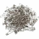 Charles Leonard Safety Pins - 2" Length - Silver - Steel - 1 Pack