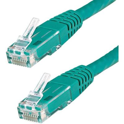 StarTech.com 4ft Green Cat6 UTP Patch Cable ETL Verified - 4 ft Category 6 Network Cable for Network Device, Wall Outlet, Workstation, VoIP Device, Security Device, Distribution Panel, Hub - First End: 1 x RJ-45 Network - Male - Second End: 1 x RJ-45