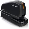 Swingline Optima 50 Electric Stapler - Staples Upto 50 Sheet of 20lb Paper - Holds Upto 210 Staple - Full Strip - Staple Size: 0.37" - 1.13" Throat Depth - Front Loading - Black - Plastic - 1 Each