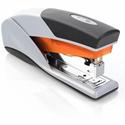 Swingline Optima 25 Reduced Effort Stapler - Staples Upto 25 Sheet of 20lb Paper - Holds Upto 210 Staple - Full Strip - Staple Size: 0.25" - 2.25" Throat Depth - Gray, Orange - Plastic, Metal - 1 Each