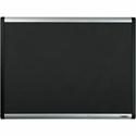 Lorell Mesh Bulletin Board - 36" Board Height x 24" Board Width - Fabric Surface - Black Anodized Aluminum Frame - 1 Each