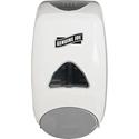 Genuine Joe 1250 ml Foam Soap Dispenser - Manual - 1.32 quart Capacity - Site Window, Soft Push, Sanitary-sealed, Refillable - White - 1 Each
