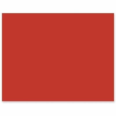 Pacon Railroad Board - Art, Mat, Mounting, Poster, Block Printing, Stenciling - 28" Height x 22" Width - Red - 25 / Carton