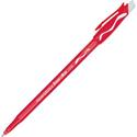 Paper Mate Erasermate Ballpoint Pens - 1 mm Medium Conical Pen Point - Erasable - Red Ink - Red Barrel - 1 Dozen