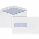 Quality Park Postage Saver Security Tint Window Envelopes - Booklet - #10 1/2 - 6" Width x 9 1/2" Length - 28 lb - Adhesive - White - Paper - 500 / Box