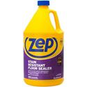 Zep Stain-Resistant Floor Sealer - For Floor - 128 fl oz (4 quart) - Stain Resistant - Blue - 1 Each